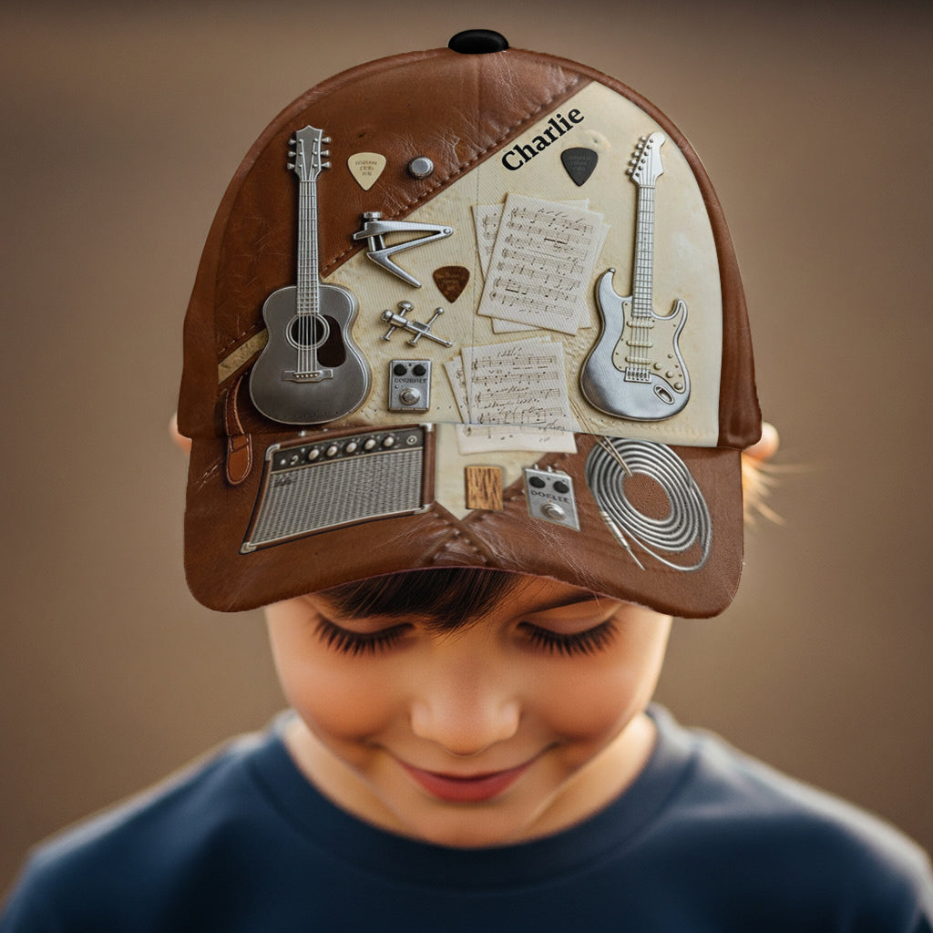 Gitarrist - Personalisierte Gitarren-Klassiker-Kappe