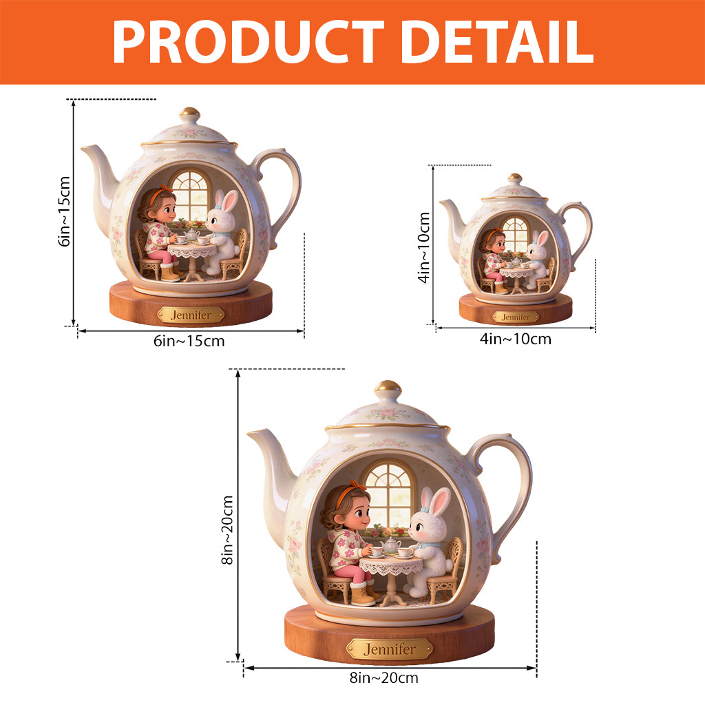 Custom Any Photo Best Easter Gift - Personalized Kid Custom Shaped Acrylic Plaque