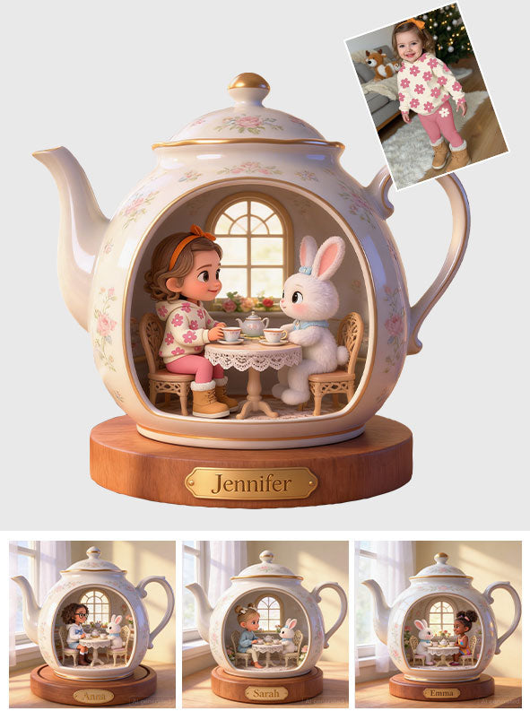 Custom Any Photo Best Easter Gift - Personalized Kid Custom Shaped Acrylic Plaque