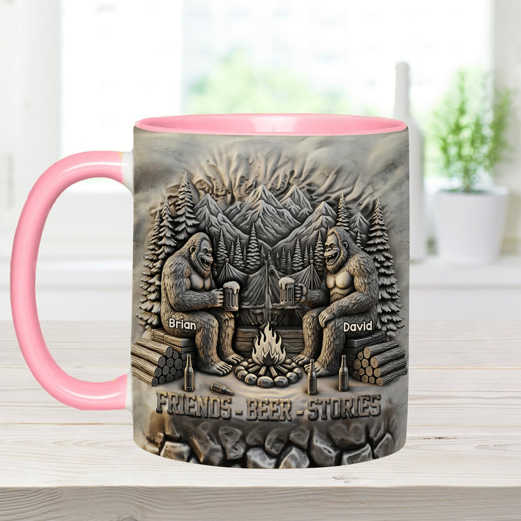 Friends Beer Stories - Personalized Camping Accent Mug