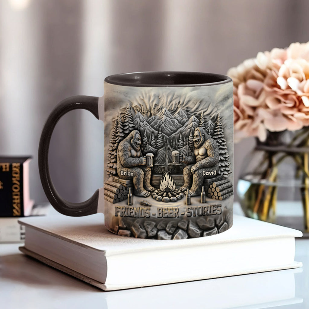 Friends Beer Stories - Personalized Camping Accent Mug