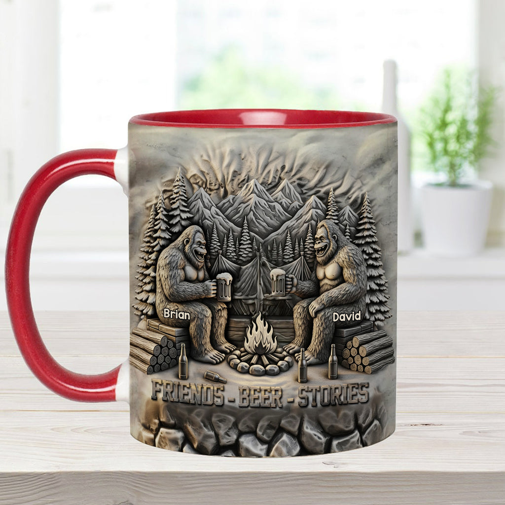 Friends Beer Stories - Personalized Camping Accent Mug