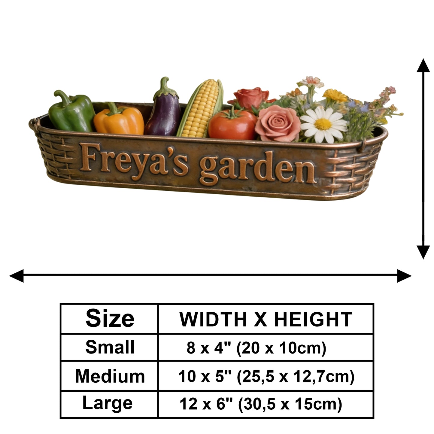 My Beautiful Garden - Personalized Gardening Wooden Wall Mount Sign