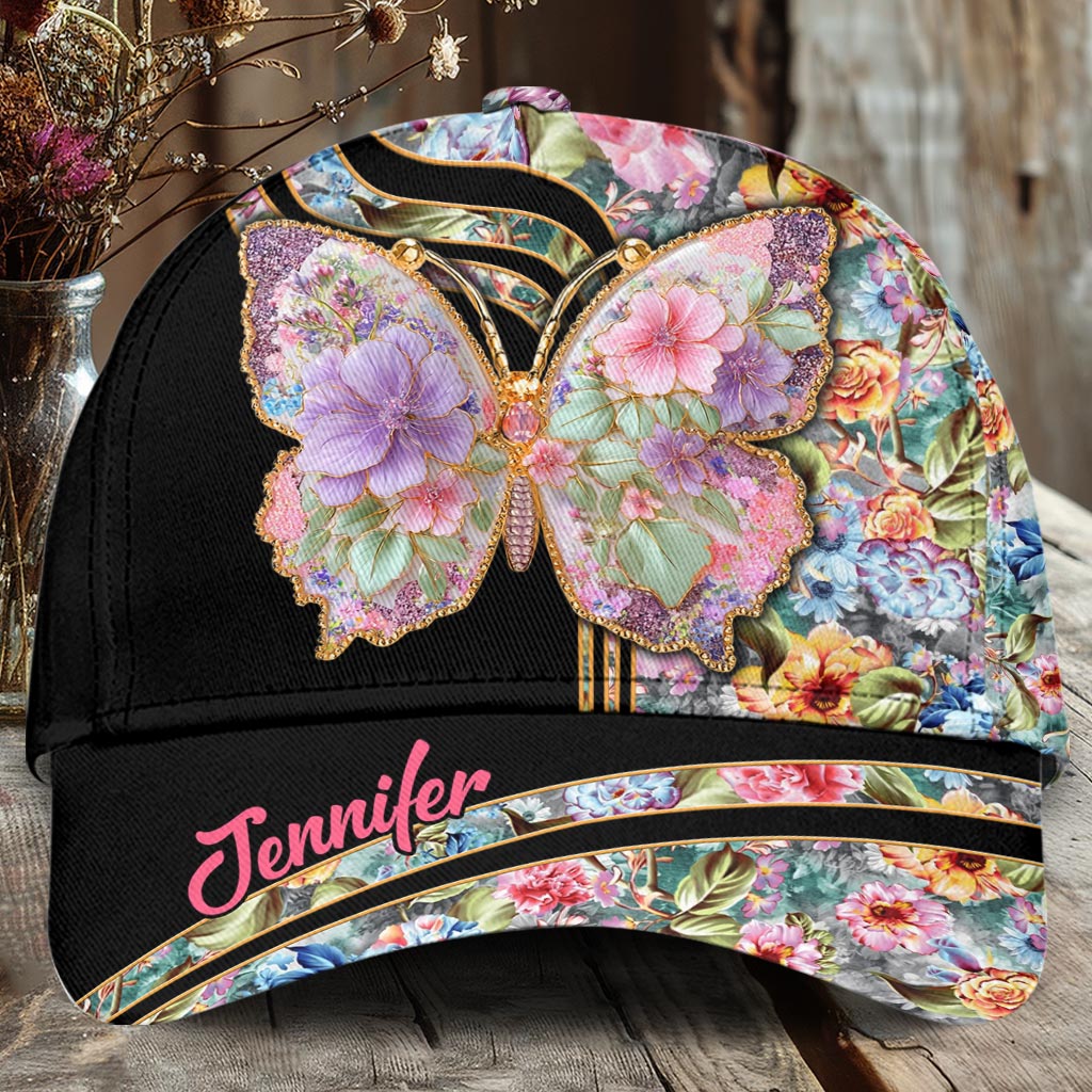 Love Butterfly - Personalized Butterfly Classic Cap