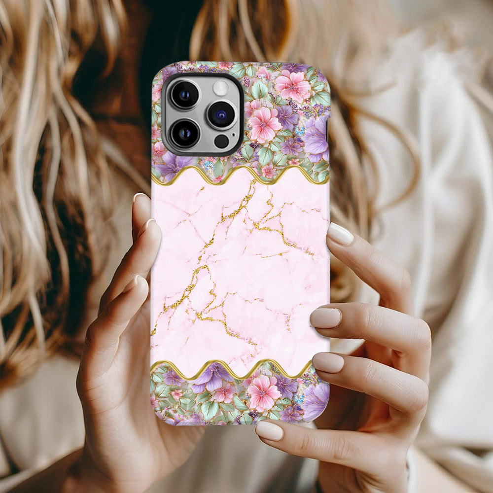 Schmetterlingsliebe – Personalisierte Handyhülle und Handygriff mit Schmetterlingsmotiv