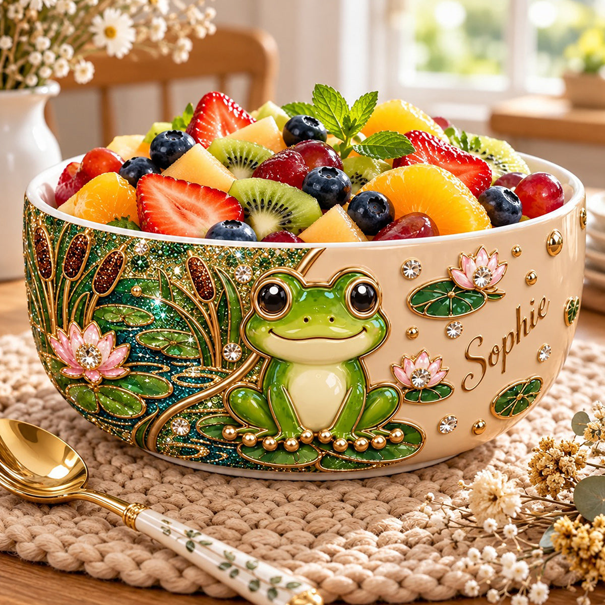 Liebe Frosch - Personalisierte Frosch Keramikschüssel