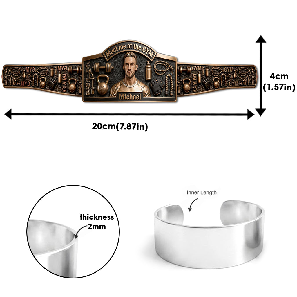 Gym King - Personalisierbares Fitness Armband