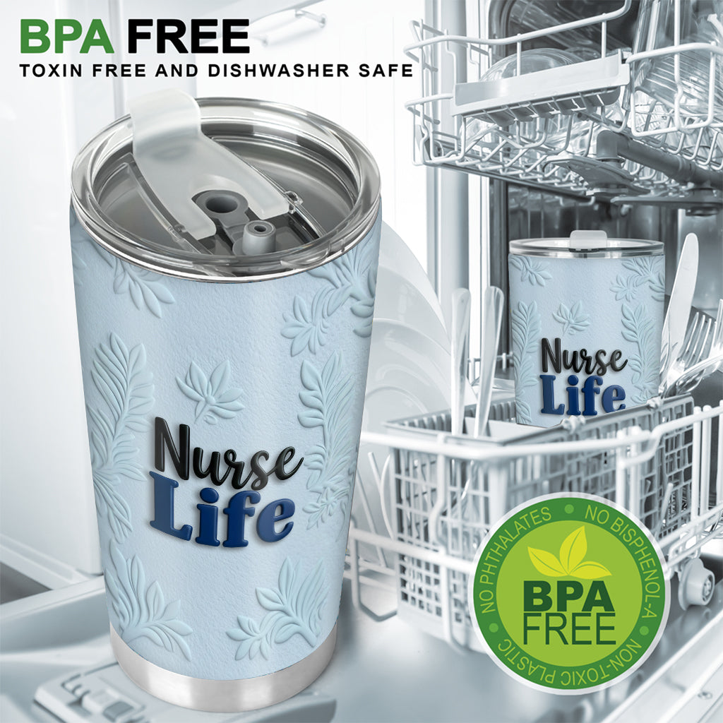 Nurse Life – Personalisierter Krankenschwester-Trinkbecher