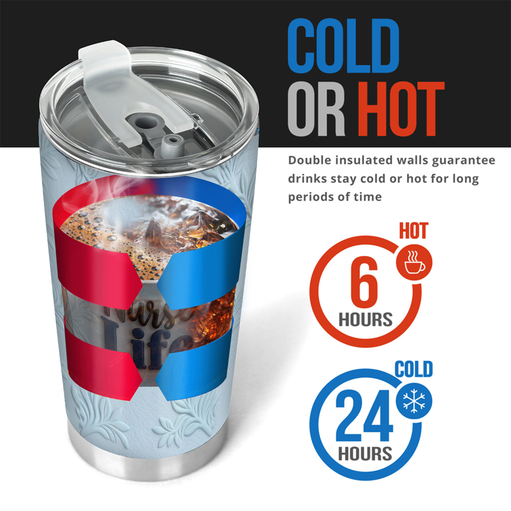 Nurse Life – Personalisierter Krankenschwester-Trinkbecher