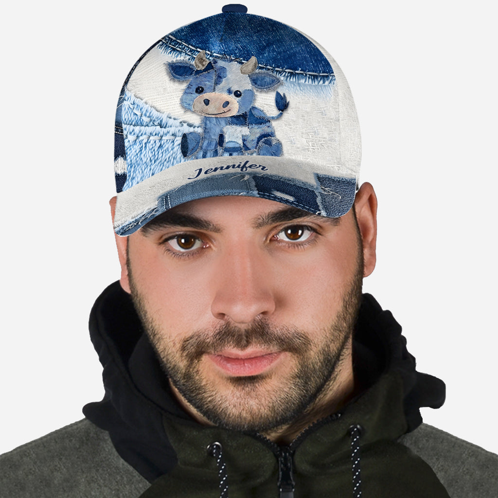 Niedliche Hochlandkuh – Personalisierte Hochlandkuh-Klassikerkappe