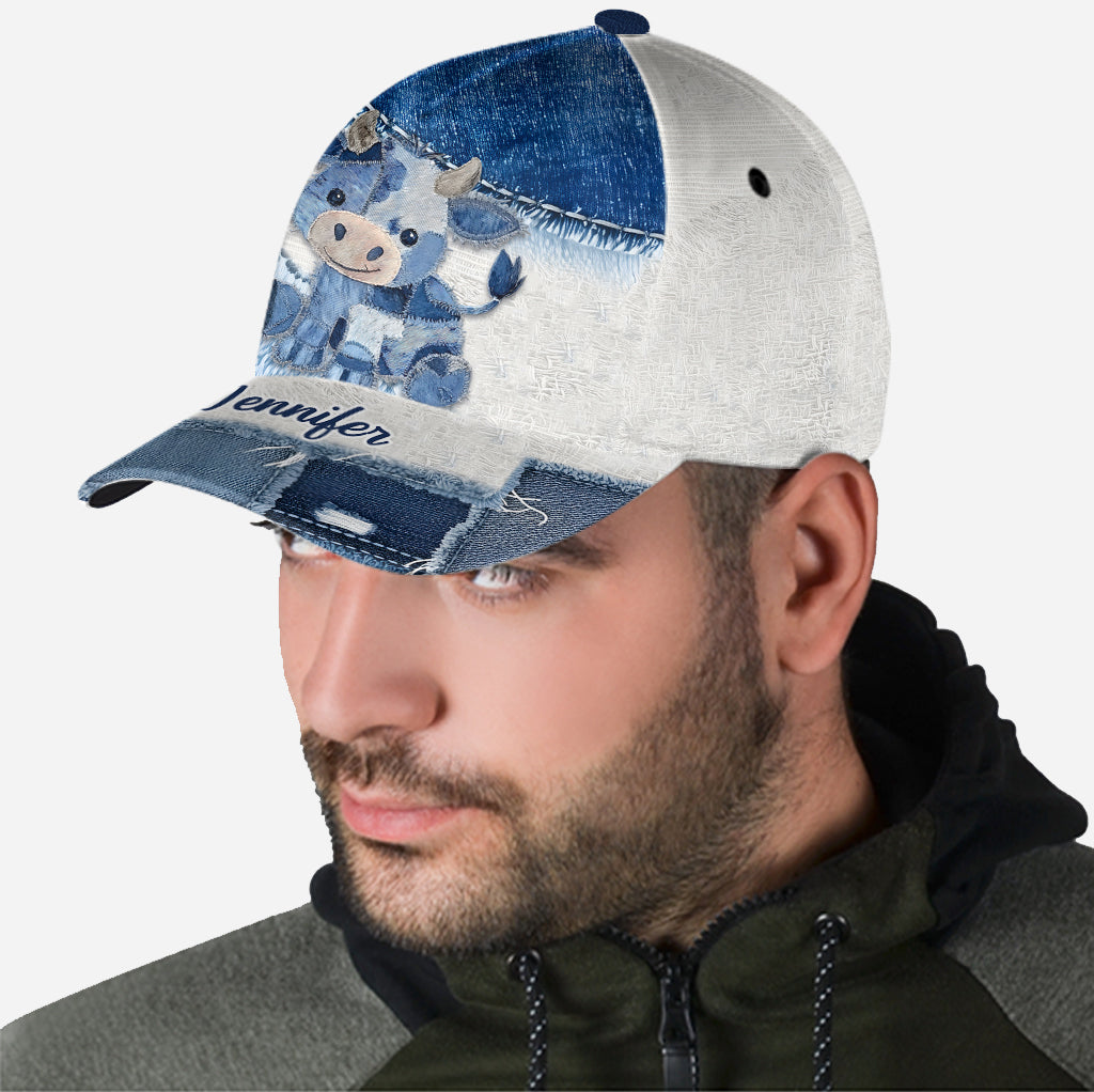 Niedliche Hochlandkuh – Personalisierte Hochlandkuh-Klassikerkappe