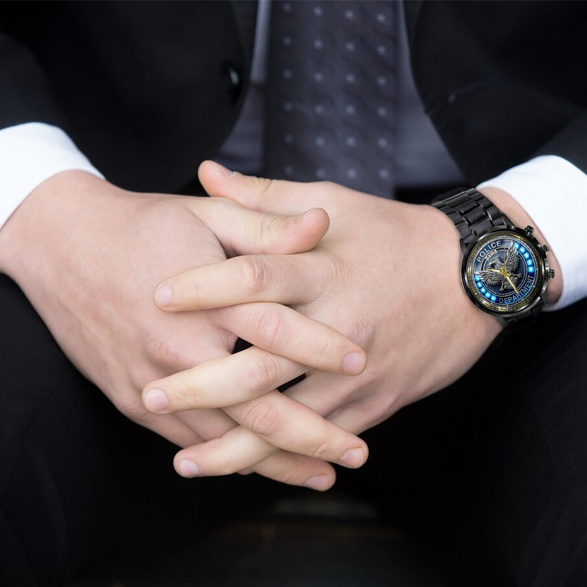 Polizeibehörde – Personalisierte Armbanduhr für Polizeibeamte