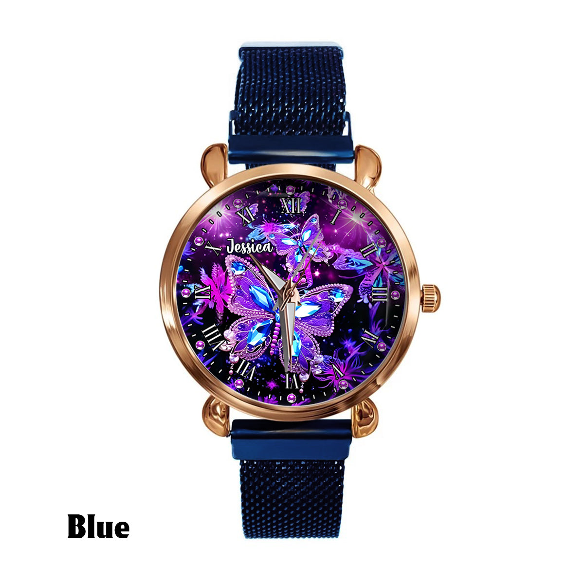 Butterfly Lovers - Personalized Butterfly Women Hand Watch