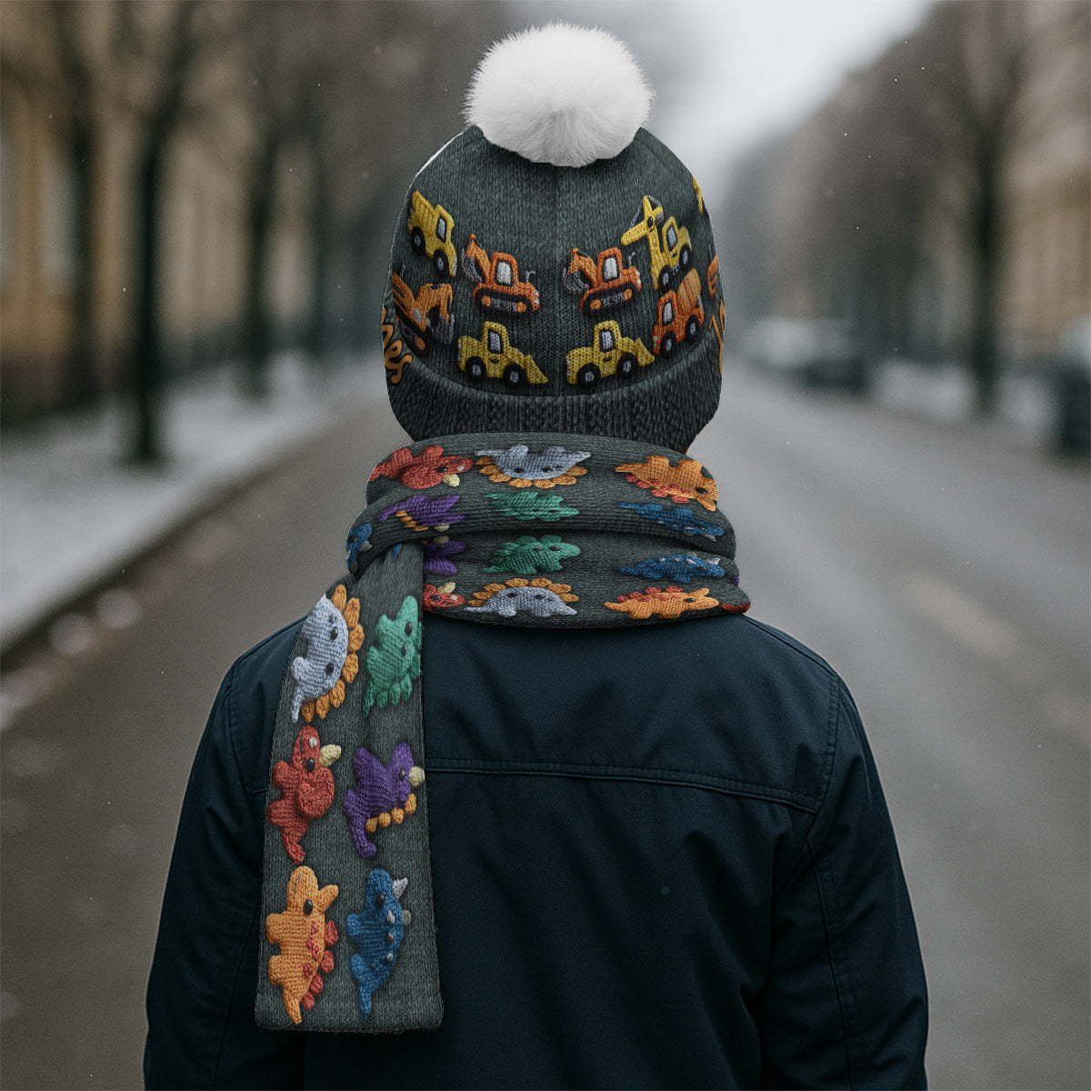 Personalisierte Wintermütze für Kinder – perfekt für Schneetage und Ausflüge