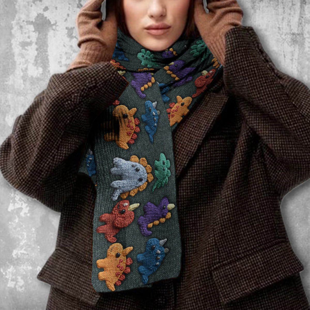 Personalized Winter Gift for Kids - Perfect for Snow Days & Trips - Personalized Kid Knitted Scarf