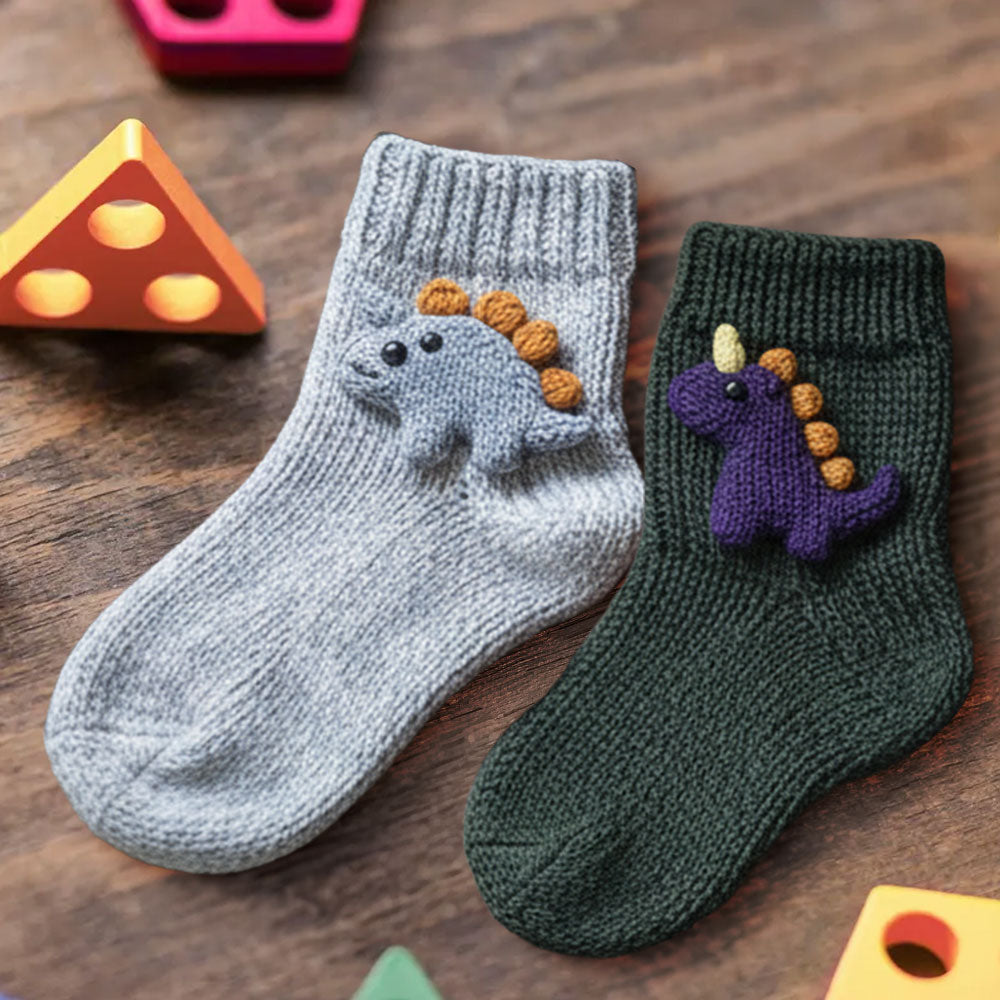 Dinosaur - Personalized Kid Socks
