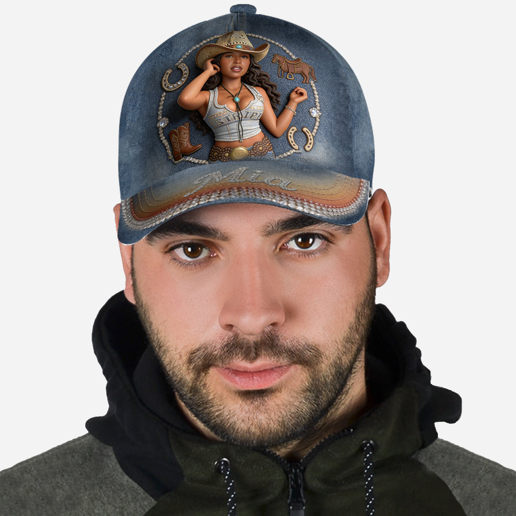 Individuelles Foto - Personalisierte Cowgirl Classic Cap