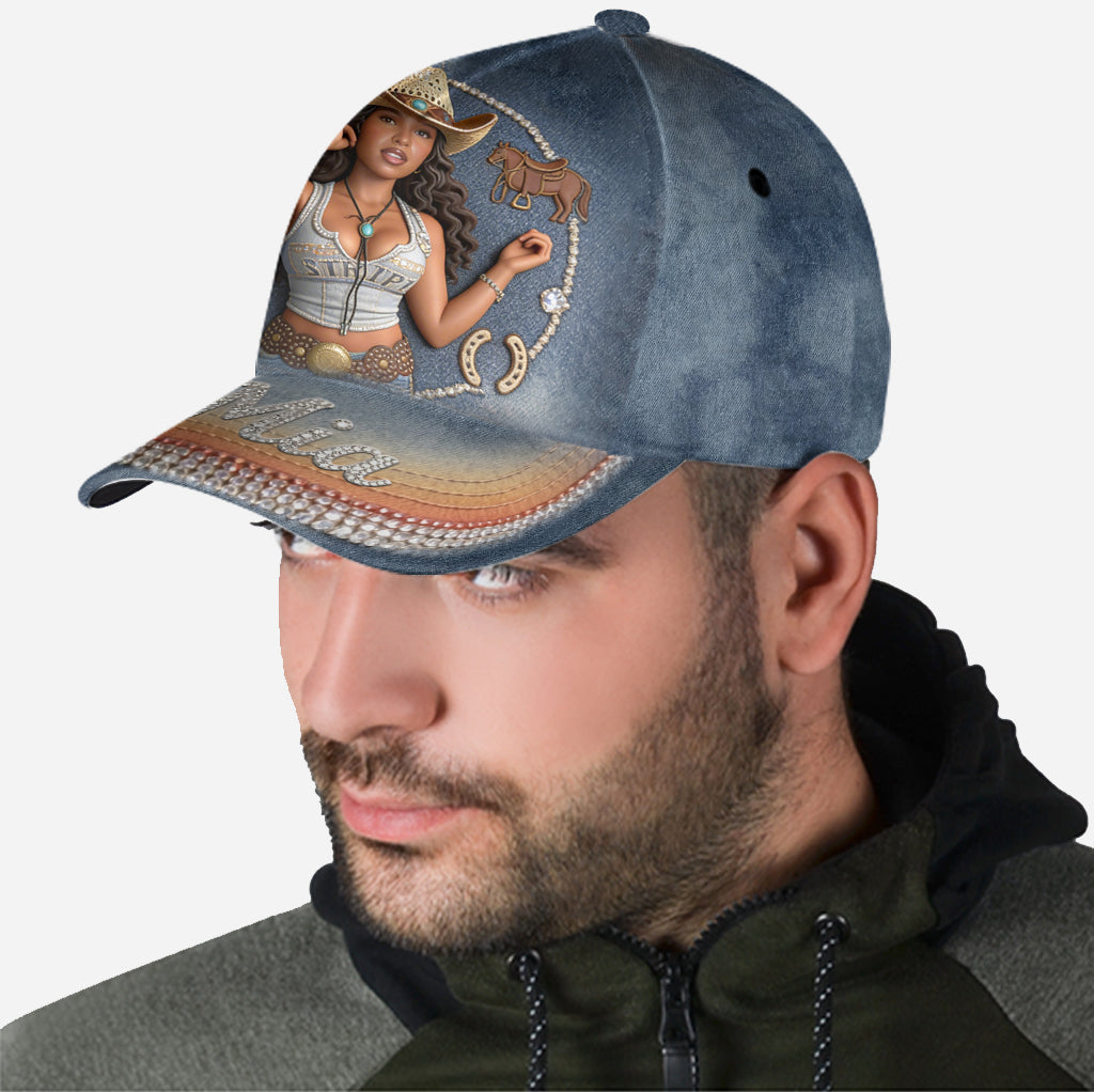Individuelles Foto - Personalisierte Cowgirl Classic Cap