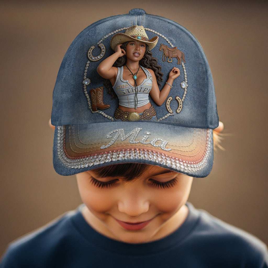Individuelles Foto - Personalisierte Cowgirl Classic Cap