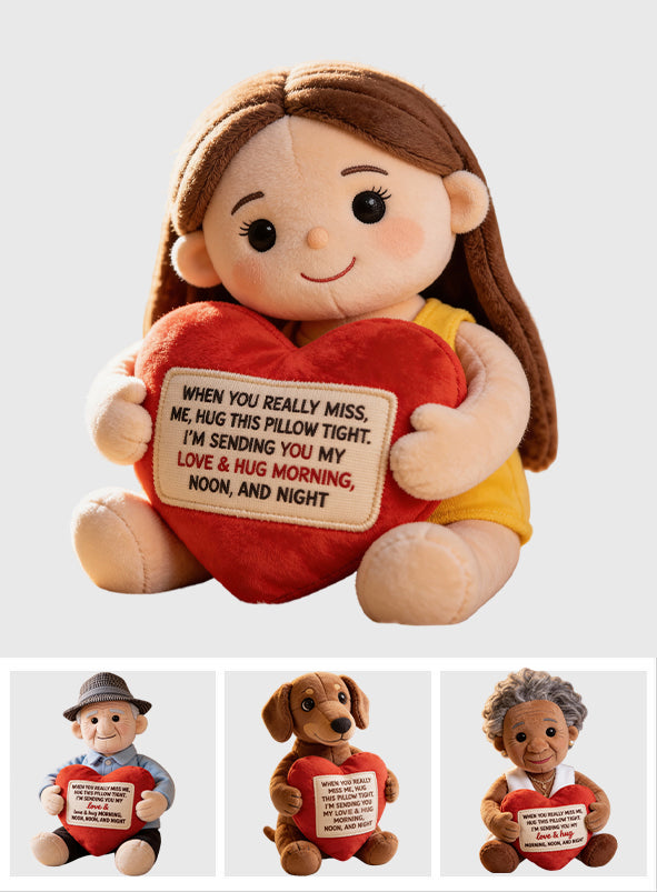 Gedenkgeschenk für Verstorbene – personalisiertes Gedenkkissen aus Kunstfell