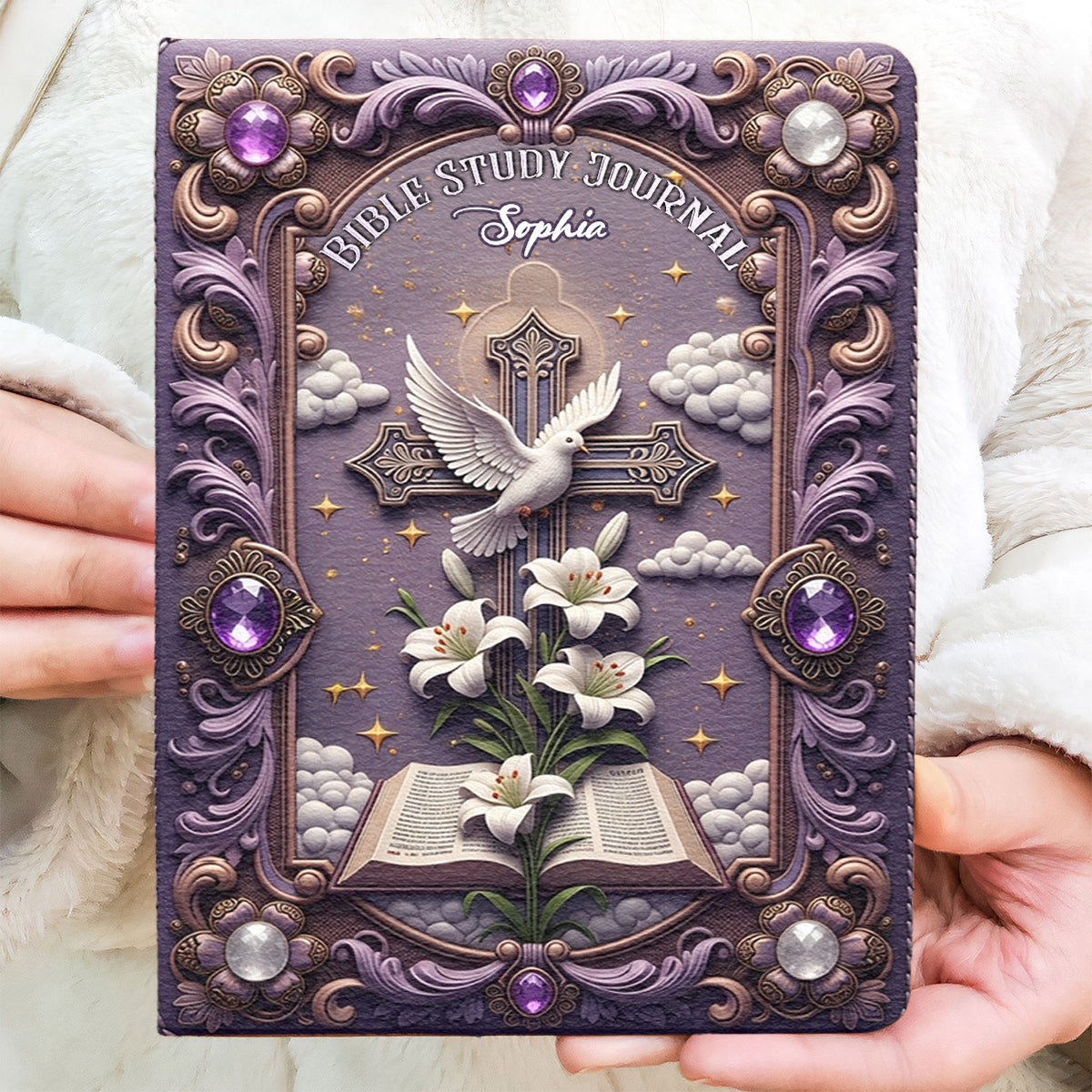 Bibelstudienjournal – Personalisiertes christliches Lederjournal