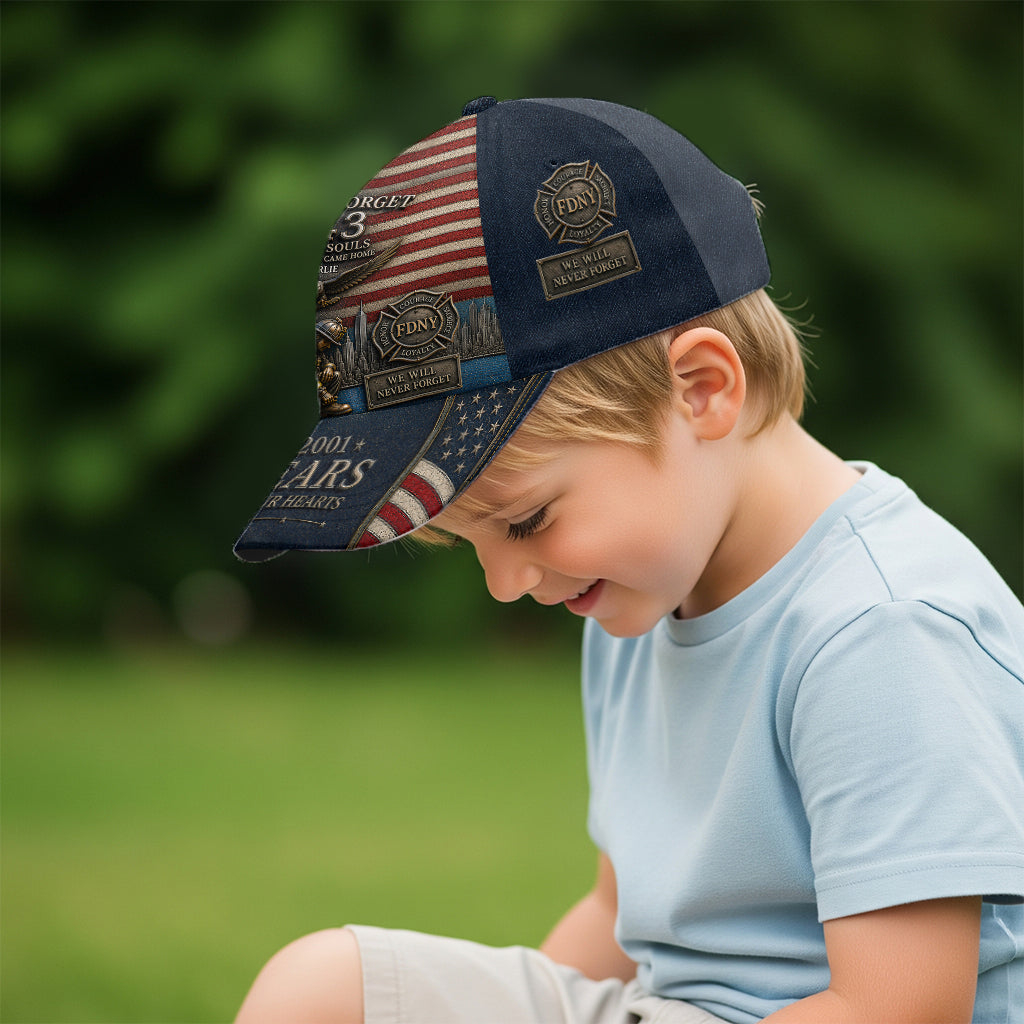 Firefighter 9/11 25th Anniversary Memorial - Personalized Firefighter Classic Cap