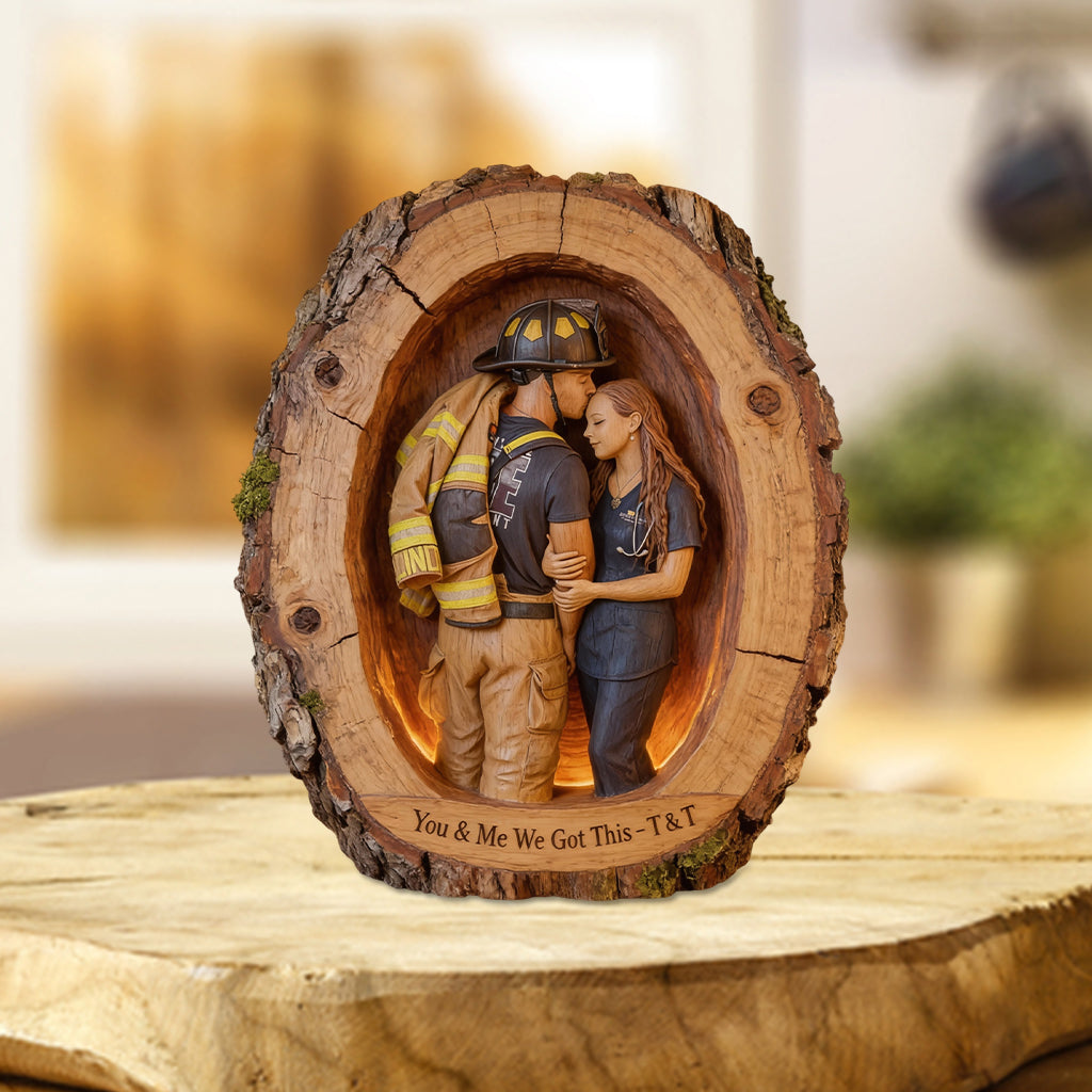 You & Me We Got This - Personalized Nurse Custom Shaped Acrylic Plaque