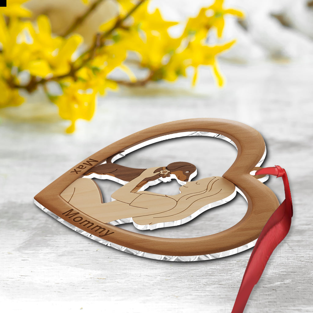 Mein Herz gehört meinem Hund – personalisierter Hundeanhänger