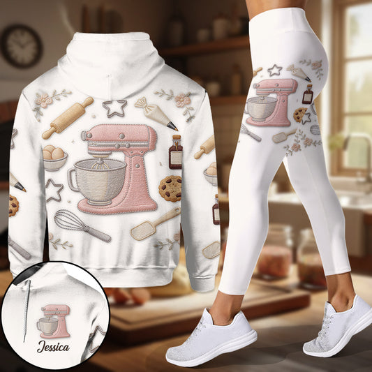 Love Baking - Personalized Baking Hoodie and Leggings
