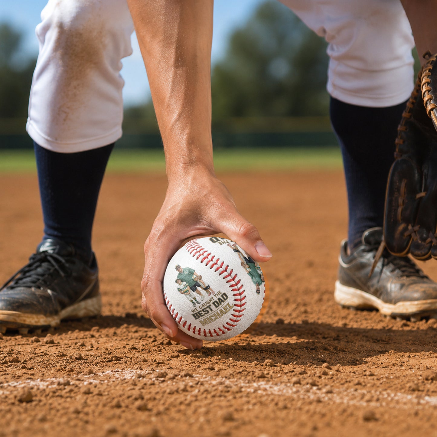 Baseball Dad - Personalisierter Baseball Multi-Sport Ball