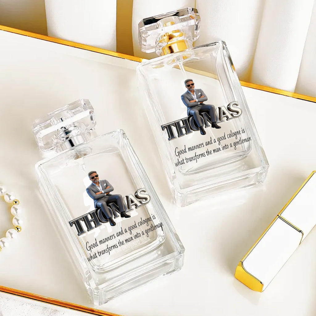Herrenduft - Jedes Foto, Jeder Titel - Personalisierte Luxus Nachfüllflasche