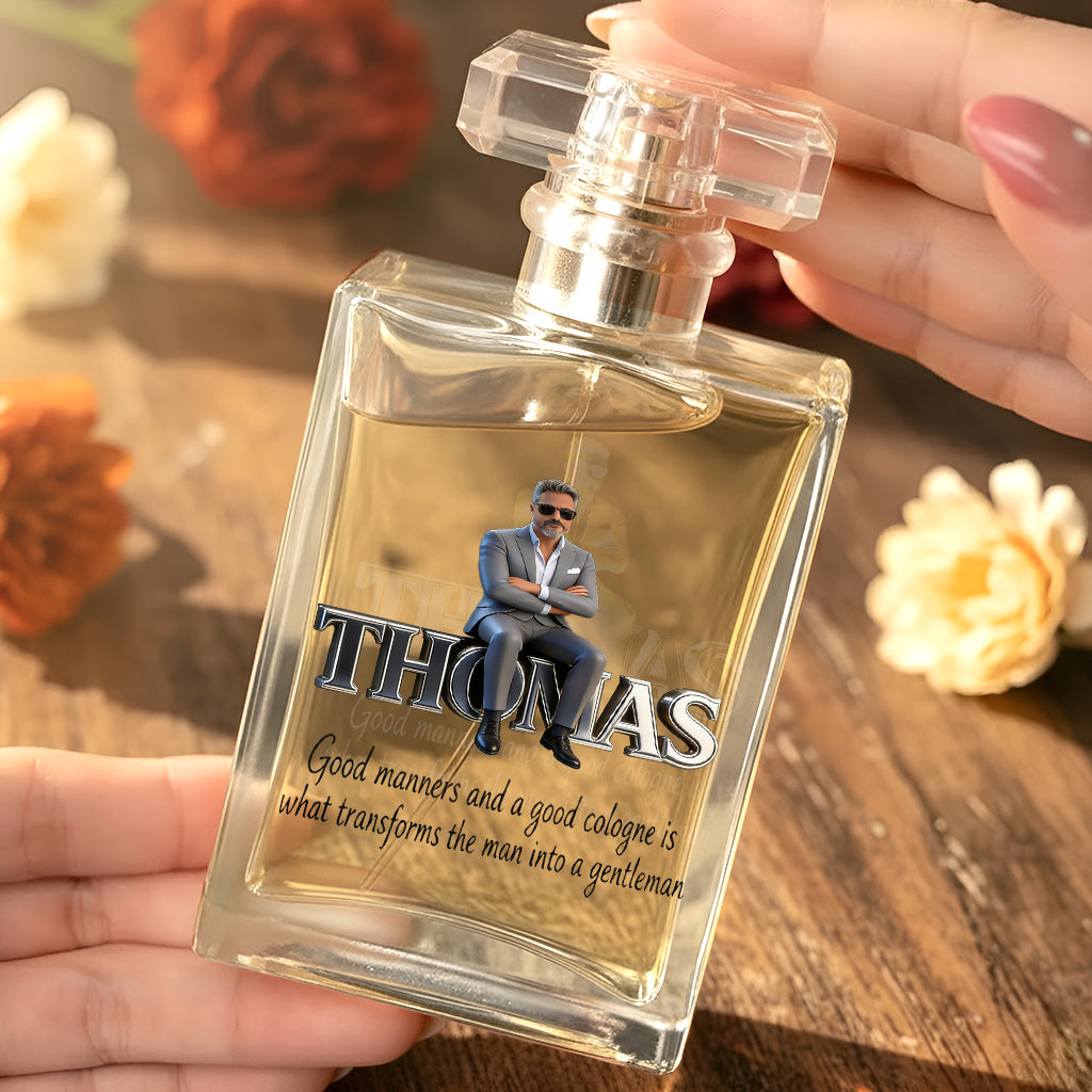 Herrenduft - Jedes Foto, Jeder Titel - Personalisierte Luxus Nachfüllflasche
