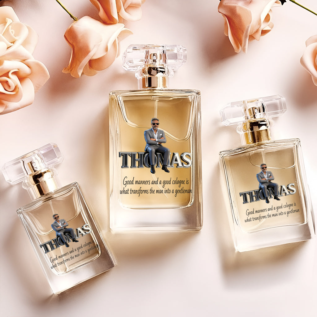 Herrenduft - Jedes Foto, Jeder Titel - Personalisierte Luxus Nachfüllflasche