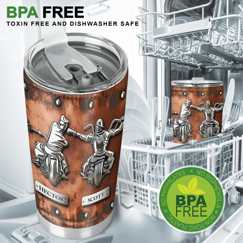 Fahrpartner fürs Leben – Personalisierter Biker-Trinkbecher