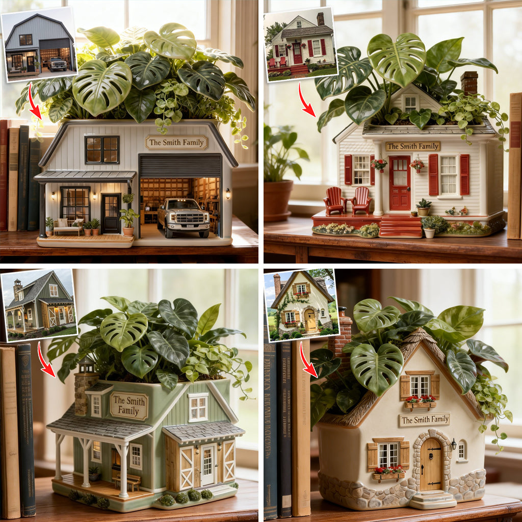 Home Sweet Home - Personalized Gardening Acrylic Pot