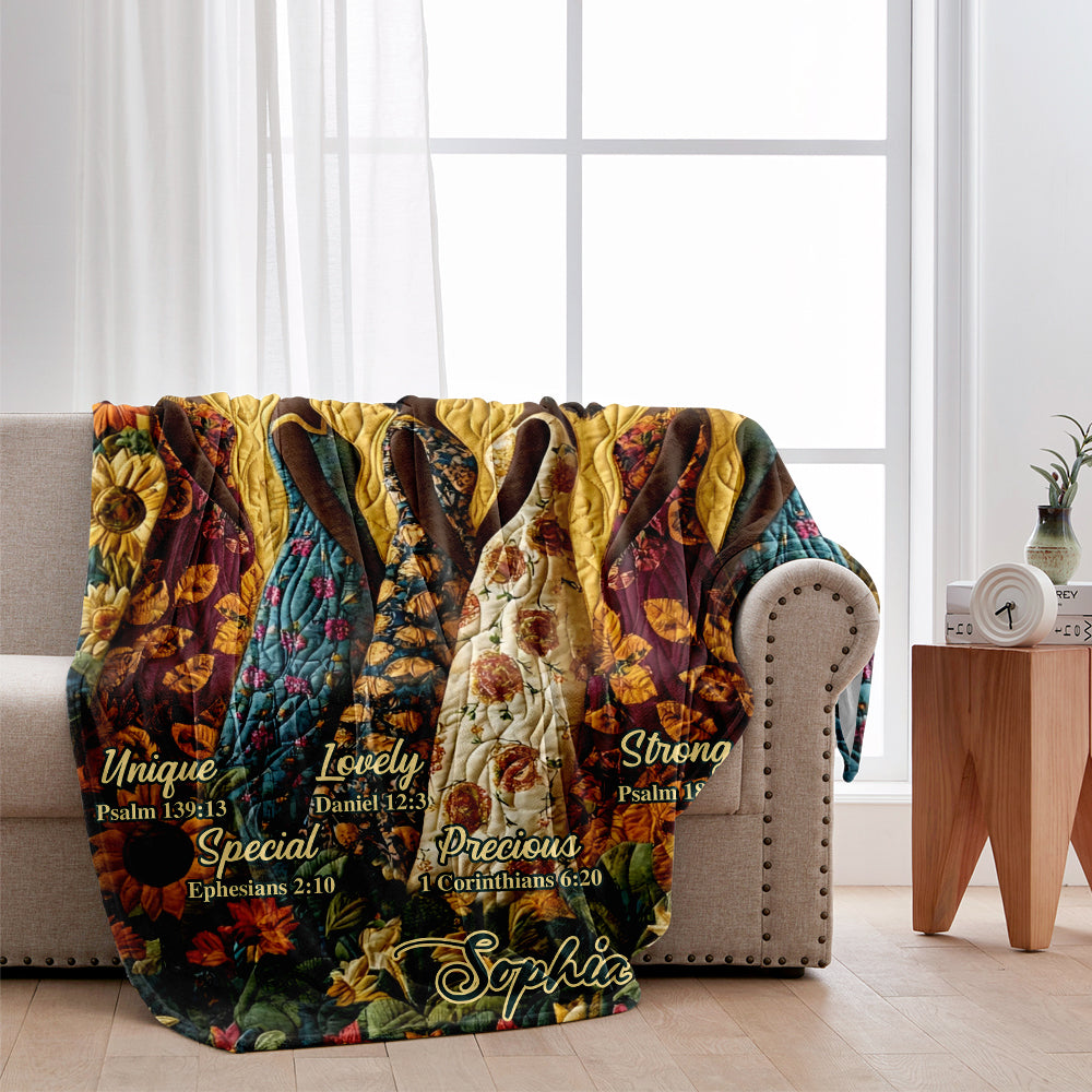 Gott sagt, du bist es – Personalisierte Decke für Afroamerikaner