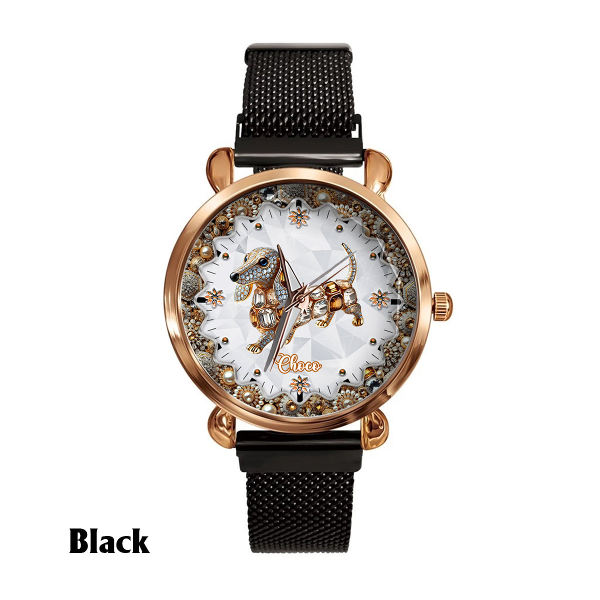 I Love My Dogs - Personalized Dog Women Hand Watch