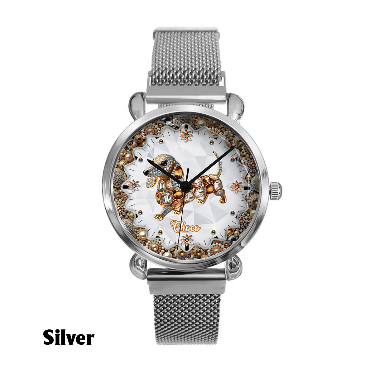 I Love My Dogs - Personalized Dog Women Hand Watch