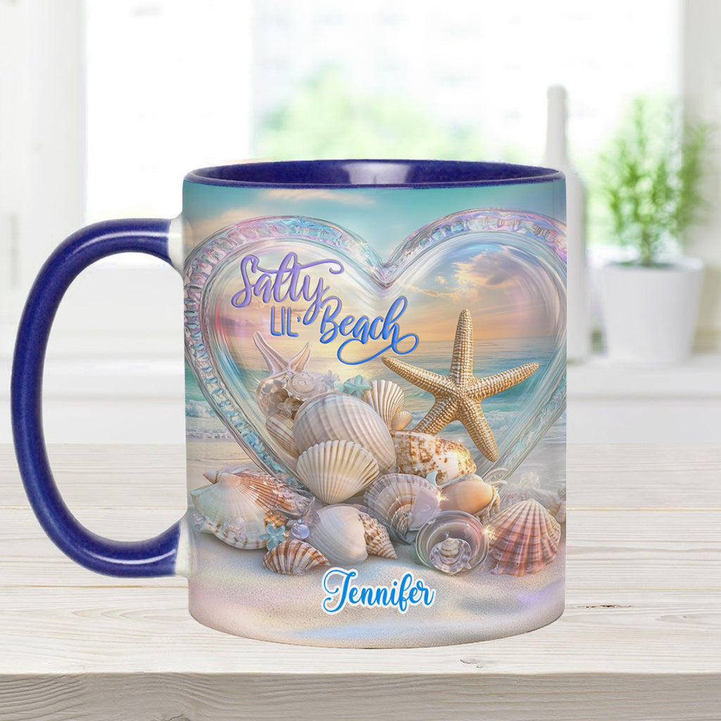 Salty Lil Beach – Personalisierte Tasse für Meeresliebhaber