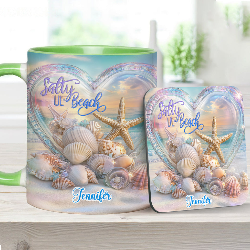 Salty Lil Beach – Personalisierte Tasse für Meeresliebhaber