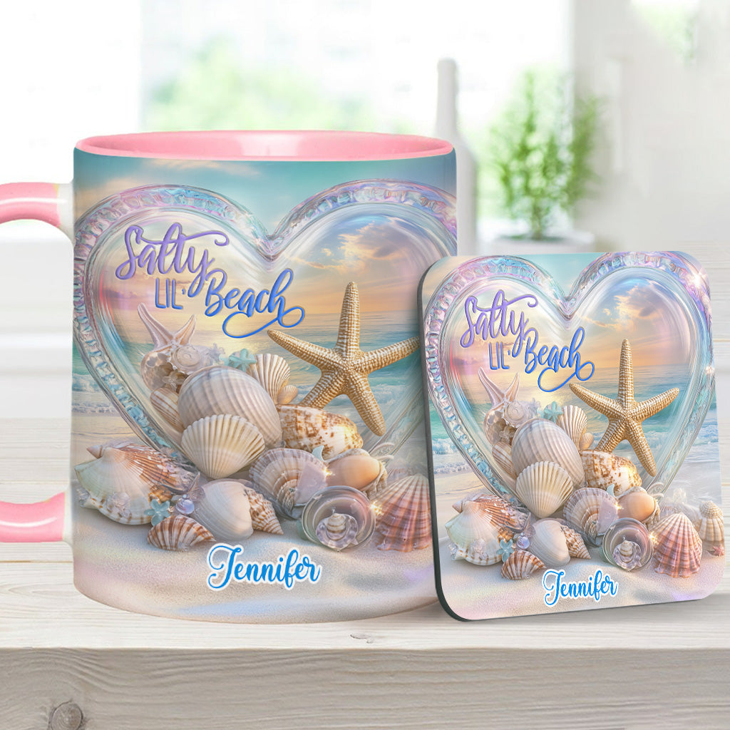 Salty Lil Beach – Personalisierte Tasse für Meeresliebhaber