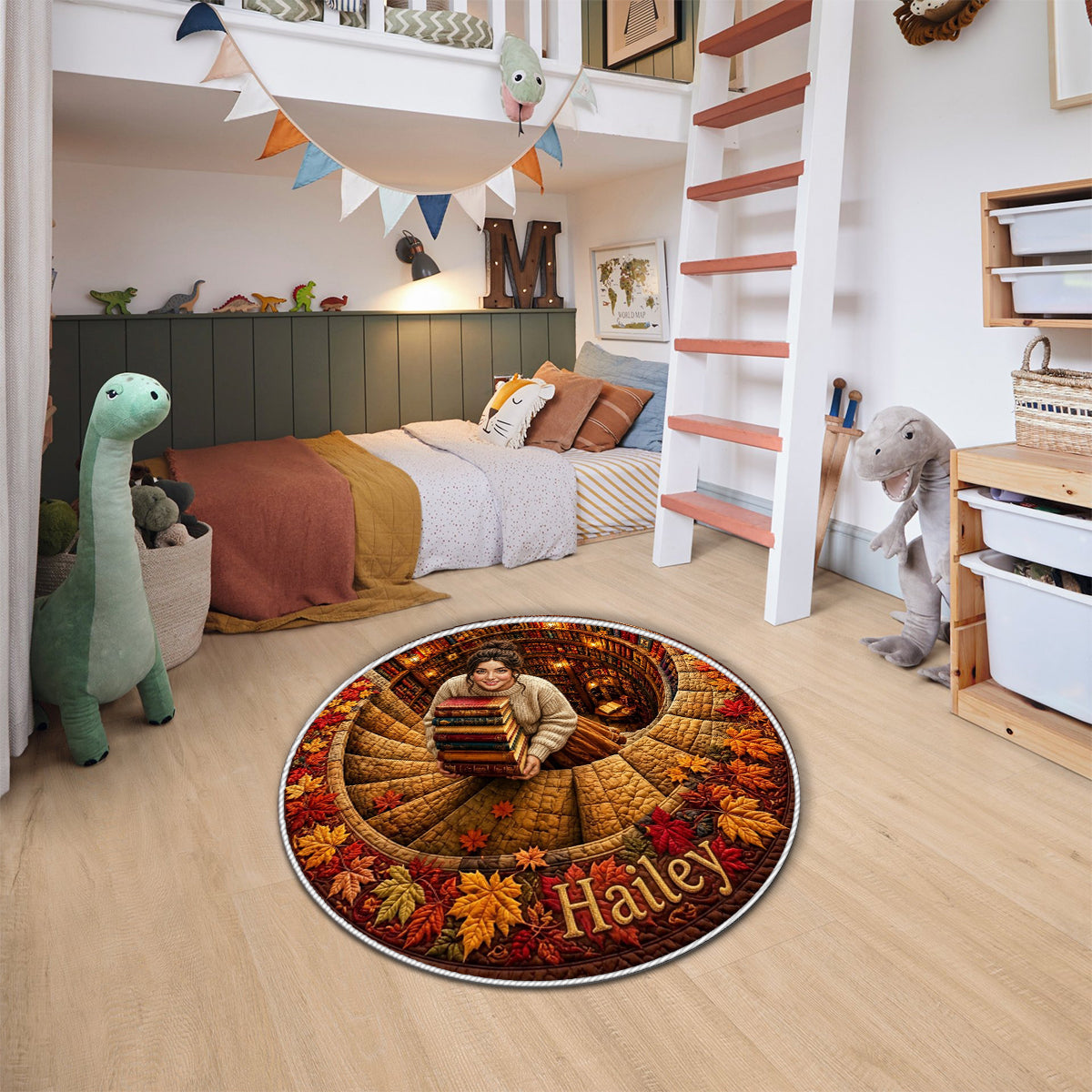 Love Reading - Personalized Book Non-Slip Tufted Rug