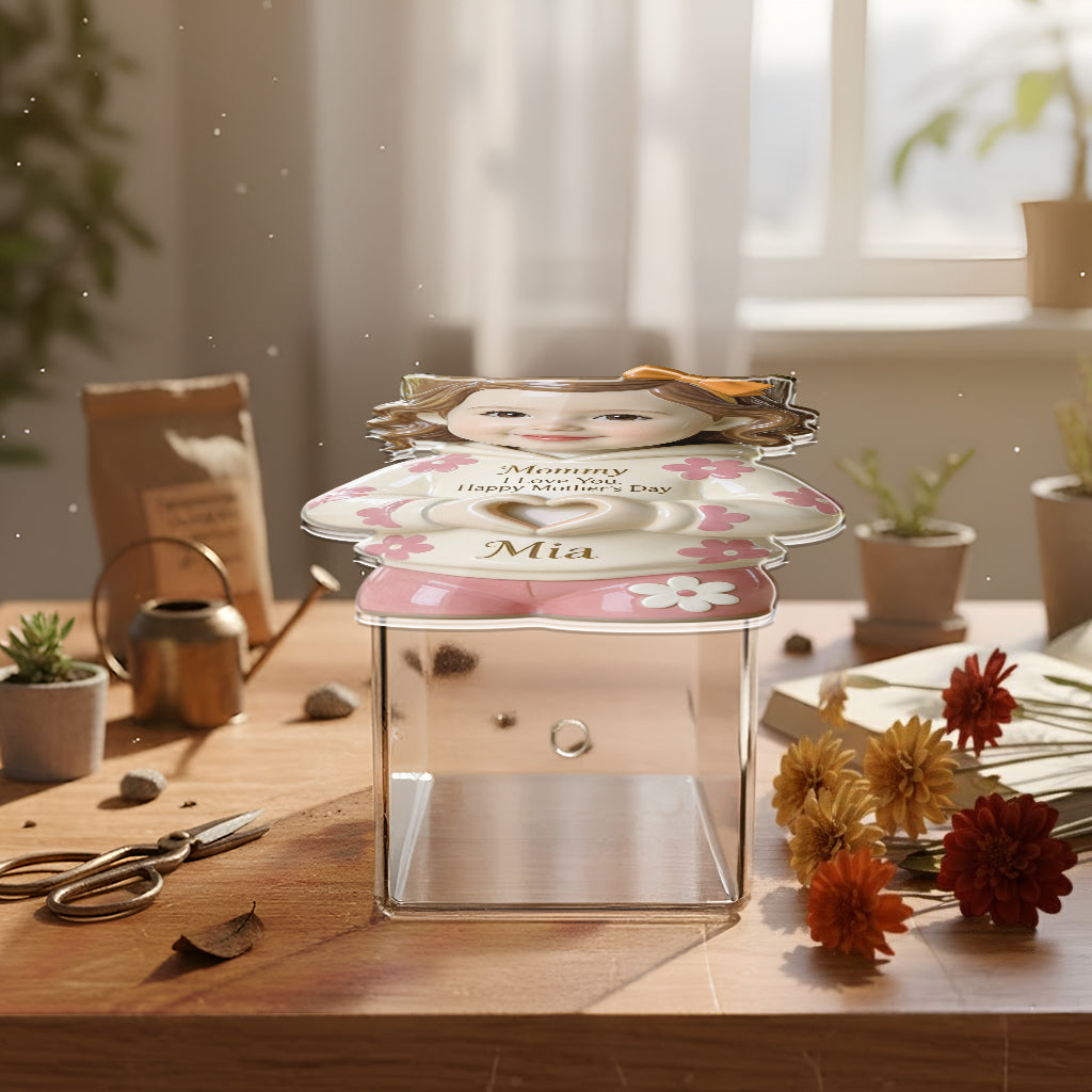 I Love You - Personalized Mother Acrylic Pot