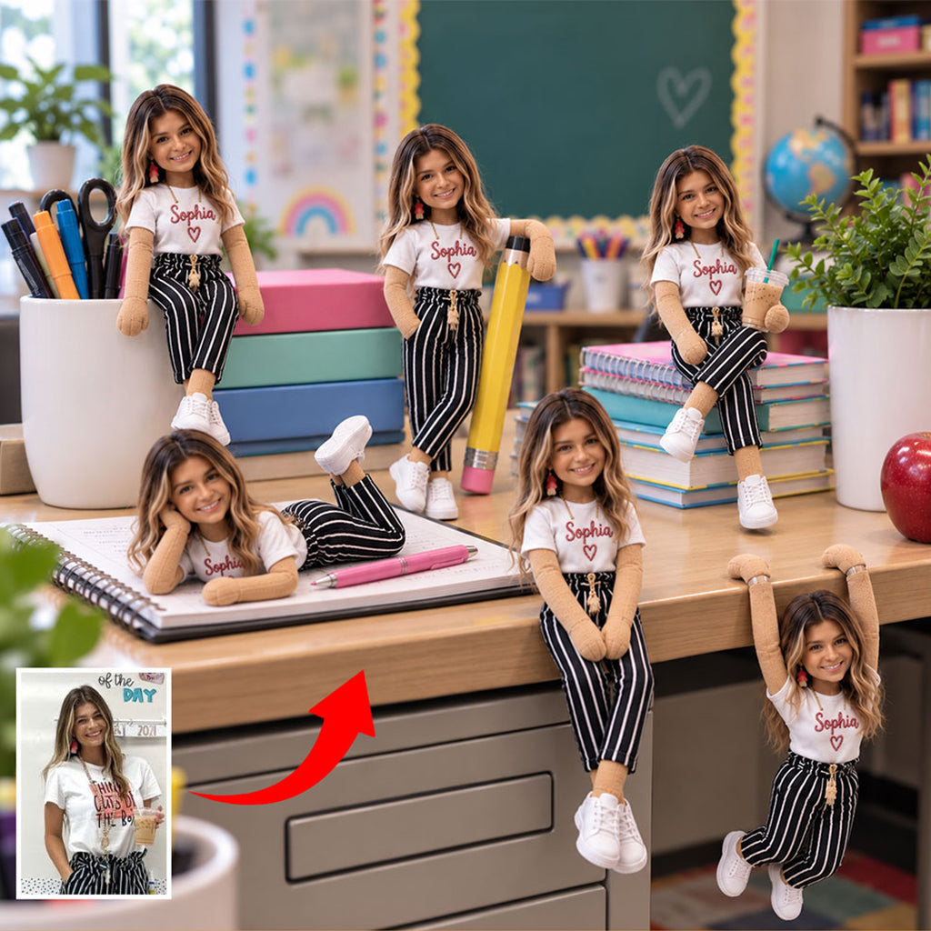 Any Job Photo - Personalized Colleague Posable Plush Doll