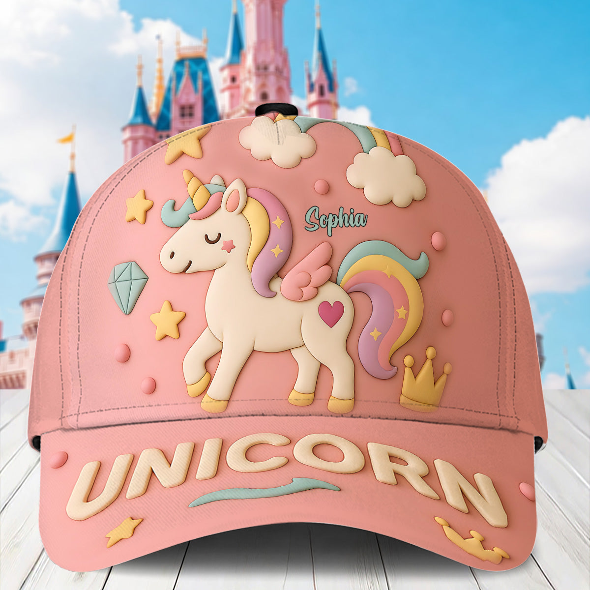 Cute Unicorn - Personalized Kid Classic Cap