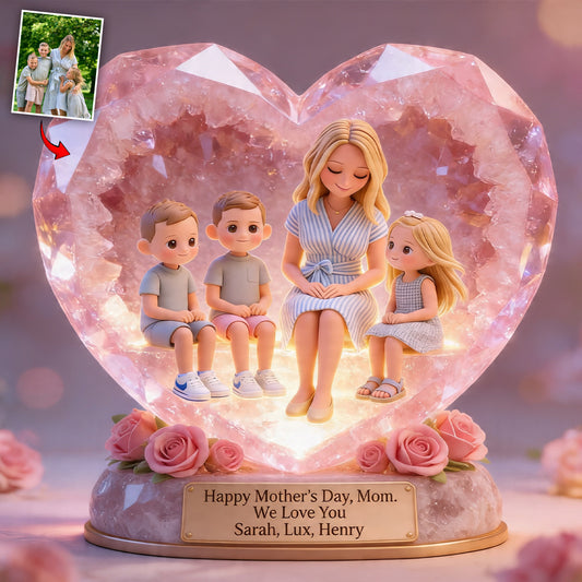 Best Mom Ever - Personalized Mother Custom Shaped Acrylic Plaque