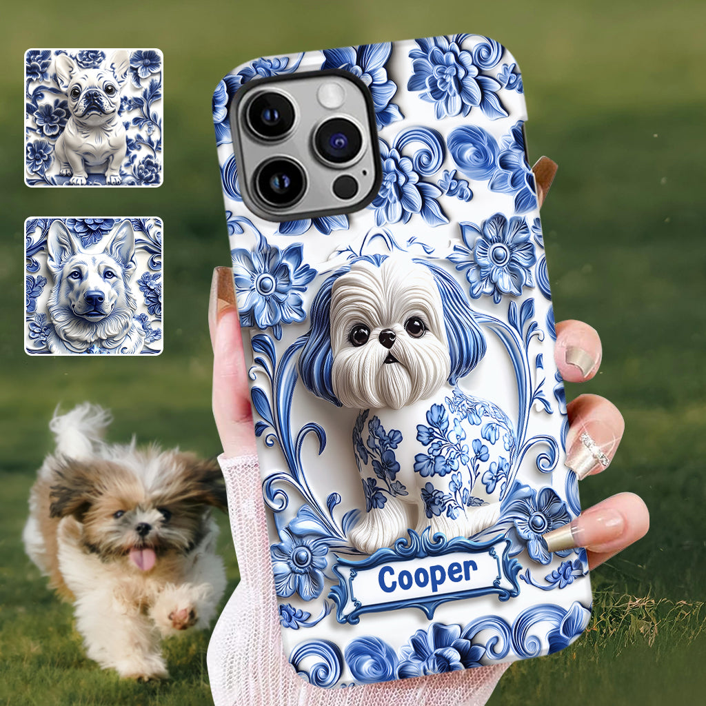 Niedlicher Hund – Personalisierte Handyhülle mit Hundemotiv