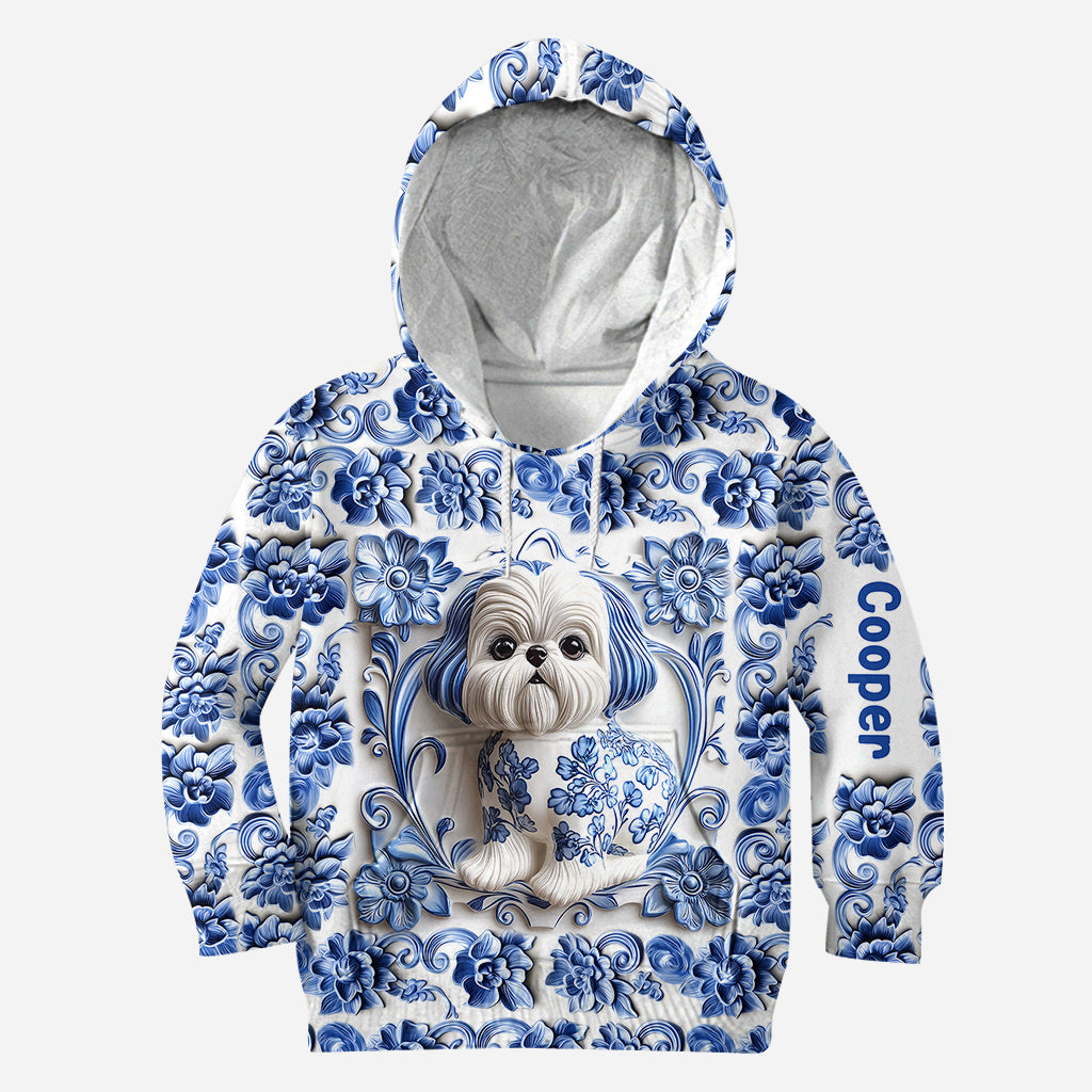 Niedlicher Shih Tzu – Personalisierter Hunde-Hoodie und Leggings