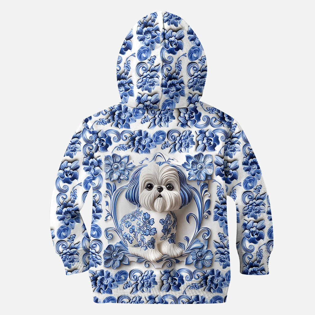 Niedlicher Shih Tzu – Personalisierter Hunde-Hoodie und Leggings