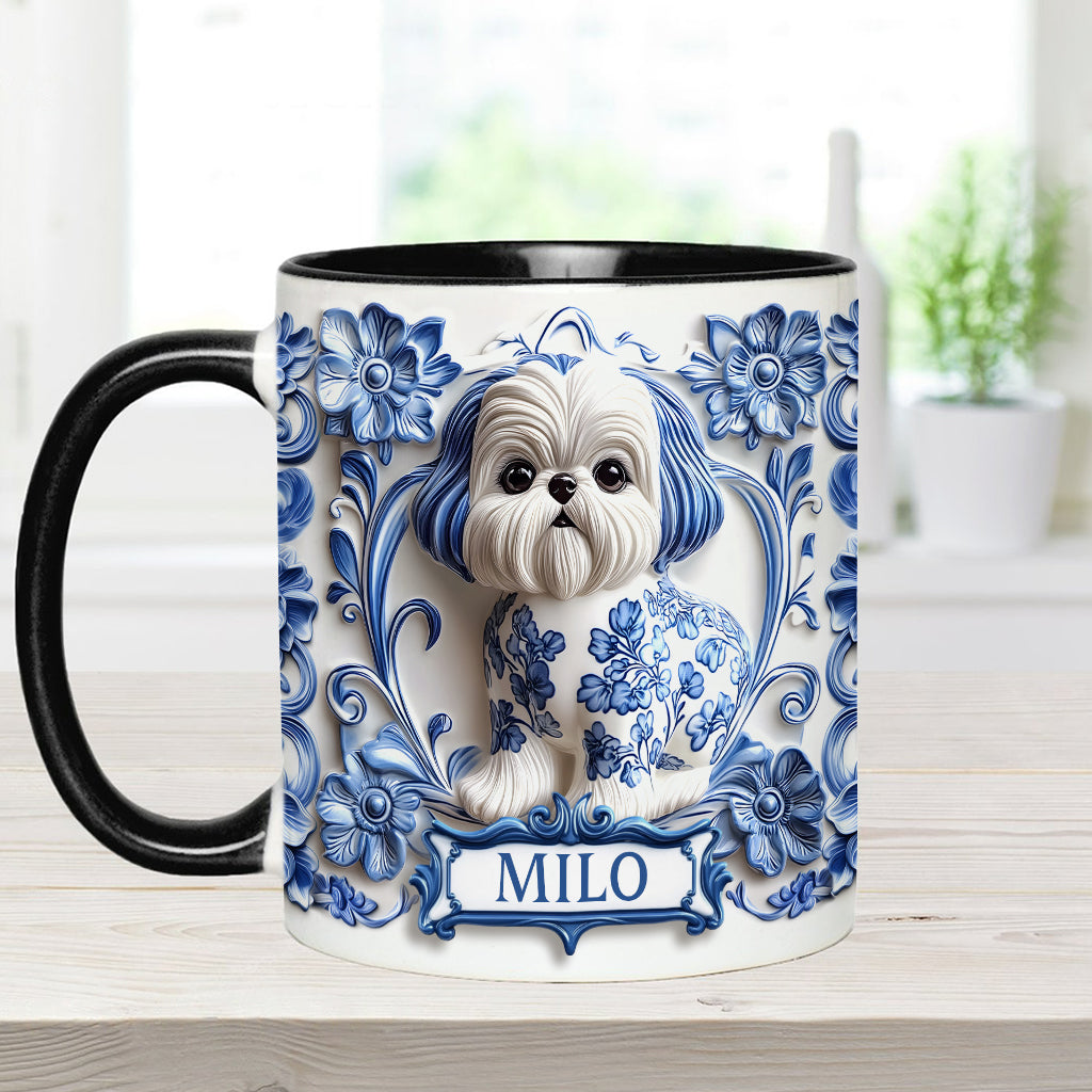 Cute Dog - Personalized Dog Accent Mug